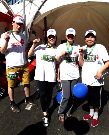 Сотрудники «Евразиан Фудс Корпорэйшн» приняли участие в благотворительном марафоне